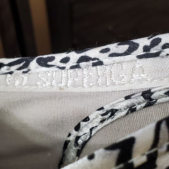 Superga 9.5 USW Trainers Leopard Zebra Print Canvas Sneakers Rubber Sole Unisex - Picture 8 of 10